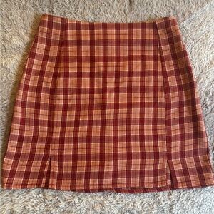 3 for $15 SALE! SHEIN Plaid Red Skirt